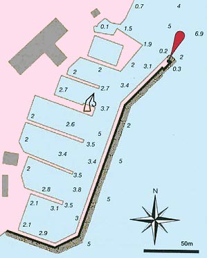 Mapa -marina